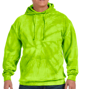 OEM Vintage de gran tamaño de los hombres de cremallera Sudadera con capucha de manga larga Tie-Dye estampado impermeable ecológico de poliéster/algodón - Product Image 2