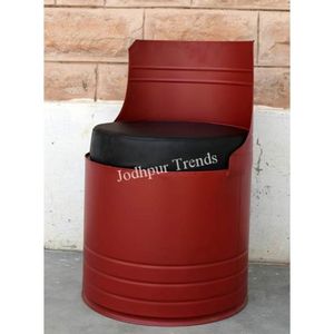 Chaise industrielle créative personnalisable-Meubles de rénovation de baril d'huile confortables et élégants - Product Image 1