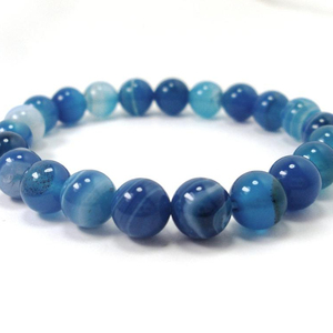 High Quality Blue Agate <b>Bracelet</b>,Natural <b>Gemstone</b> <b>Bracelet</b> - Product Image 1