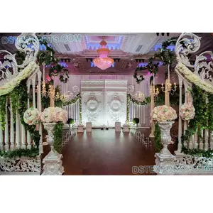 Luxurious American Wedding Stage Set Top-Class Hollywood Wedding Stage Trendy Asian Wedding Backstage Decoration