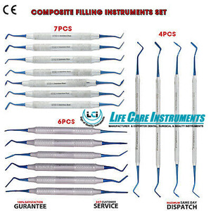 <b>Dental</b> Composite Placement Instruments Ce PK Cleaning & Filling Teeth <b>Equipments</b> 10 Sets Customized Packaging Available Manual - Product Image 3