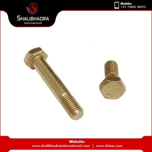 Boulon à écrou hexagonal en laiton de vente chaude boulon à oeil à filetage M4 avec norme DIN du fournisseur indien pour diverses applications - Product Image 5