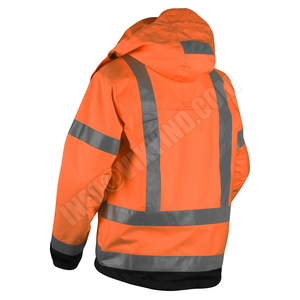 Hotsale Reflective <b>Clothing</b> High Visibility Winter Bomber Security Waterproof Work Road Traffic Hi Vis Airport Bottom Jacket - Product Image 6
