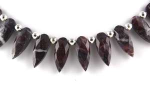 Cuentas de Briolette para fabricación de joyas, cuentas facetadas de ágata jaspe marrón Natural, joyería de alta calidad, venta al por mayor - Product Image 6