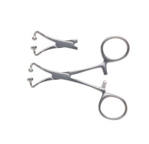 Approuvé CE Meilleure Qualité En Acier Inoxydable Instruments Chirurgicaux Douille À Boule Serviette Pince Complet Finition Plastique - Product Image 1
