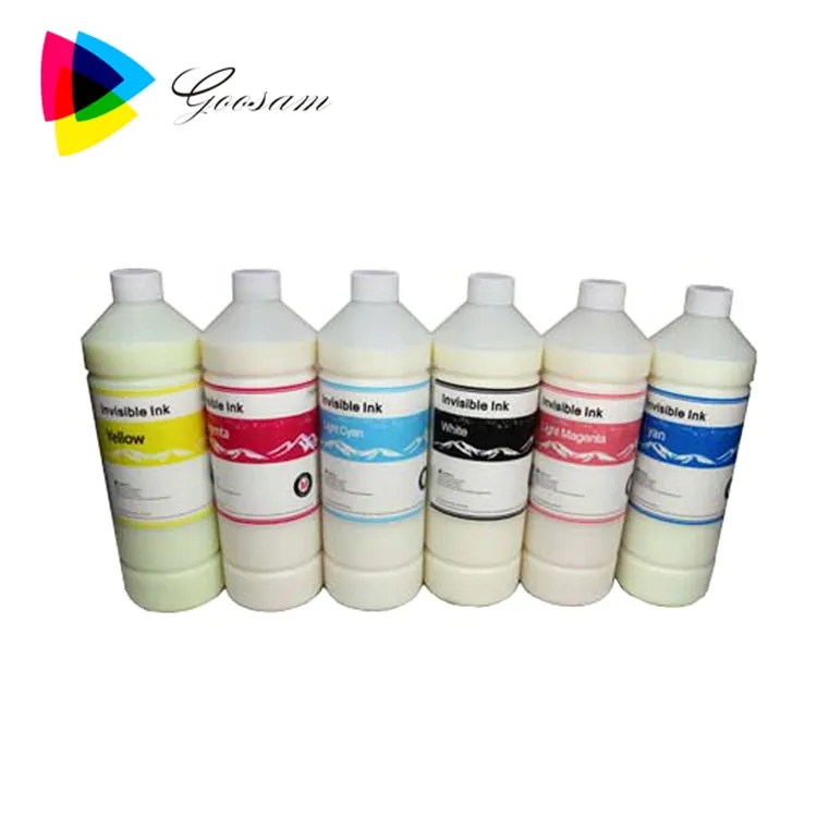 6 couleurs recharge invisible uv encre pour Epson R230 imprimante