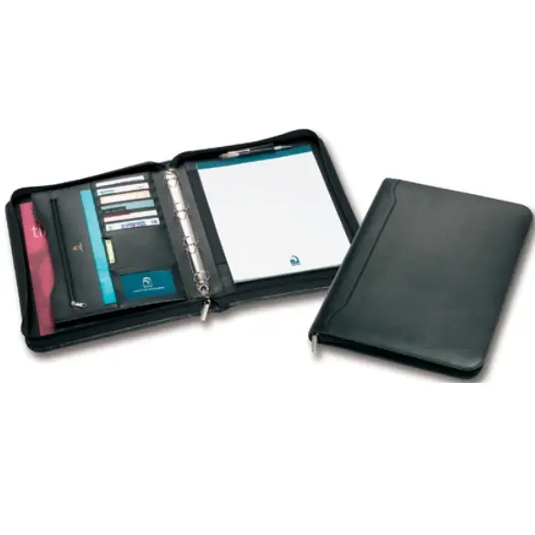 New Design Office File Folders / Fashion Leather A4 Folder Organizer / Ring Binder Leather File Folder