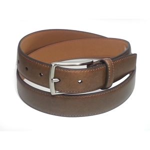 Cinturón de cuero de talla 38 para hombre, cinturón de soporte de cintura NWT de 30mm de ancho, color marrón - Product Image 3