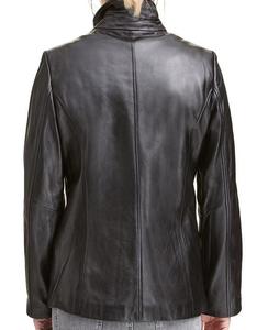 Veste de motard de course en cuir véritable Style Streetwear fermeture éclair avant vêtements d'extérieur de haute qualité Look de mode - Product Image 6