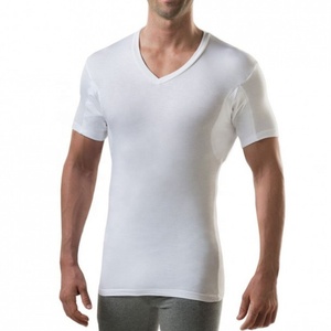 เสื้อยืดคอวีสำหรับผู้ชายกันเหงื่อออกแบบโลโก้ได้ตามต้องการ - Product Image 1