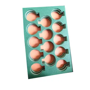 2023 Cajas de inserción de espuma XPE personalizadas Inserciones de embalaje moldeadas con manejo de impresión en relieve - Product Image 1