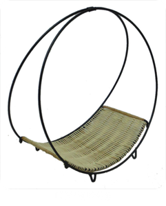 Revistero de malla de alambre de Metal y ratán de nuevo diseño, Revistero de malla de metal, revistero - Product Image 3