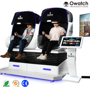 De Lujo experiencia VR 9D <span class=keywords><strong>cine</strong></span> robot blanco vista de 360 grados 9d <span class=keywords><strong>cine</strong></span> 2 asiento 9D VR con pie grande pantalla táctil - Product Image 1