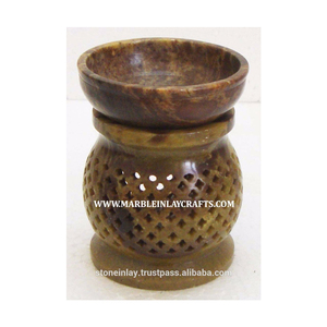 Handcrafted Soapstone Aroma <b>Oil</b> Warmer - Product Image 1