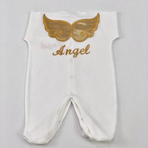 ชุดหมีแขนยาวผ้าฝ้าย100% นางฟ้า4ชิ้นชุดหมีเด็กผู้หญิงรองเท้าเด็กสีขาวของขวัญสำหรับทารกแรกเกิดขายส่งการออกแบบใหม่สูง - Product Image 2