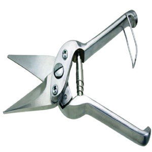 Tijeras Veterinarias para Órtesis de Patas con Cuchillas Dentadas, Tijeras Profesionales de Acero Inoxidable para Órtesis de Patas de Ganado, Cabras y Ovejas - Product Image 3