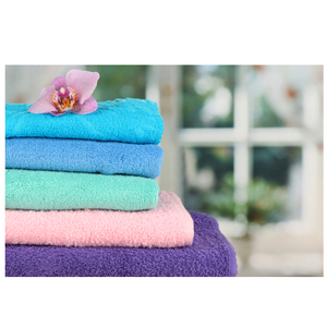 Juegos de toallas de baño multicolores para uso doméstico Toalla de baño de diseño llamativo a precio de fábrica Exportador en India - Product Image 2