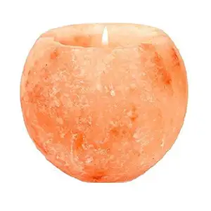 Nến Hình Tròn Himalaya, Đèn Trà Hình Tròn, Người Giữ Nến Muối Himalaya Tealight Chủ Tự Nhiên