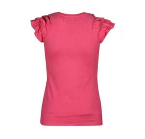 T-shirt décontracté pour fille du Bangladesh, tissu uni en coton avec motif imprimé, marque personnalisée, haute qualité, vente en gros, - Product Image 2