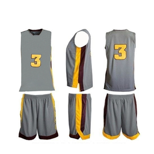 Personnalisé Bon Marché Uniforme De Basket-Ball De Haute Qualité Maille Réversible Vierge Prix de Gros - Product Image 2