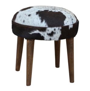Premium Luxury Upholstered Ottoman Pouf <b>Stool</b> Decorative Footrest with Soft Cushion for Home Living Room <b>Bedroom</b> Hotel Furniture - Product Image 1