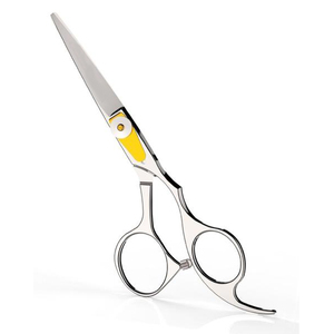 Outil de beauté professionnel en acier inoxydable pour droitier ciseaux à cheveux en argent vis argentée réglable tranchante pour coiffeurs stylistes - Product Image 2