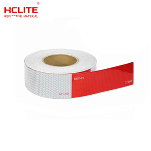 NTC 5807 Cinta reflectiva rojo blanco para tráfico vehículos de camión dot c2 reflectante de demarcación vehicular conspicuity - Product Image 2