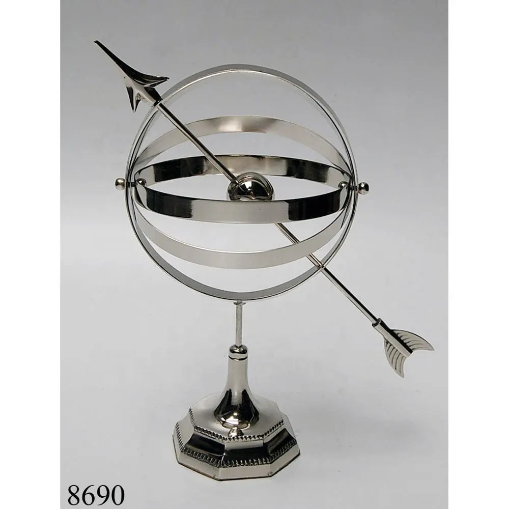 Oem — Globe solaire, vente en gros en aluminium, sphère arpentale nautique