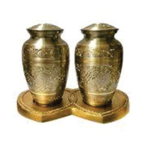 โกศใส่ศพทองเหลืองคู่สำหรับเก็บโกศใส่ศพสไตล์ยุโรป - Product Image 1