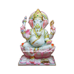 Idol Ganesha Marble Statue - Product Image 1