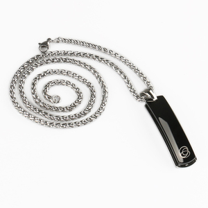 D015 Fashion Jewelry Germanium Magnetic Luxury Tourmaline Energy Power <b>Man</b> <b>Black</b> Jewelry <b>Necklaces</b> - Product Image 4