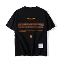 Camiseta de algodón para hombre, ropa con letras, gran tamaño, Hip-Hop, Rap, informal, 2022, venta al por mayor, 2019