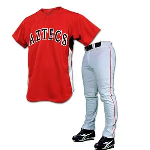 Hohe Qualität Angepasst Baseball Uniform custom team wear jersey und hose
