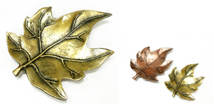 Table de mariage décoratif moderne en métal forme de feuille plateau de service pour la maison hôtel et restaurants avec logo personnalisé - Product Image 4