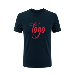 OEM alta calidad logotipos personalizados moda hombres Slim Fit camisas de manga corta Casual Camiseta de algodón peinado logotipo personalizado - Product Image 5