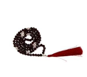 Collar con gemas de cuarzo estilo Tibetano con borlas, Gargantilla, plata esterlina 108, piedra Natural, 6 Mm - Product Image 5