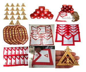 ROYAL ARCH bordado masónico manualidades delantal punto de cruz y costura Royal Arch Regalia - Product Image 1