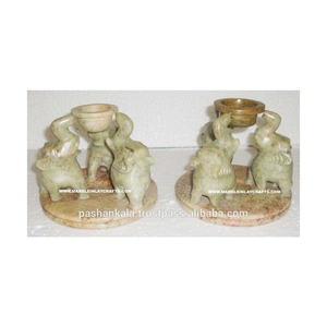 Elephant Shape Aroma <b>Oil</b> <b>Burner</b> For Aroma <b>Fragrance</b> <b>Oil</b> Lamp Carving Round Design For Table Top Gifted And Decoration Purpose - Product Image 1