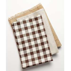 Juegos de toallas de lino de cocina de muestra gratis Toallas de cocina a cuadros de secado rápido a un precio asequible - Product Image 2