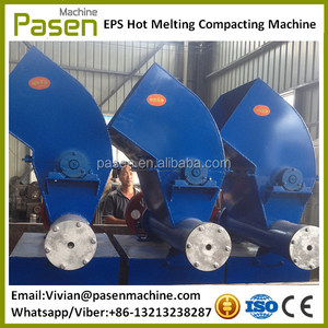 EPS espuma de plástico caliente compactador con función de fusión/EPS <span class=keywords><strong>foam</strong></span> reciclaje máquina comprimido - Product Image 6