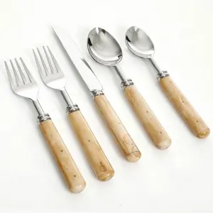 Stainless Steel Flatware set with Bone Handle