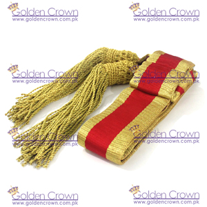 Royal Chaplains สายสะพายเอวสีทองและสีแดง | สายสะพายคาดเอว | สายสะพายคาดเอวเครื่องแบบ - Product Image 6