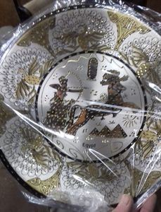 Platos Decorativos de Latón y Cobre, Antioxidantes, para Decoración del Hogar, Colgantes y de Exhibición, Imitación Antigua - Product Image 3