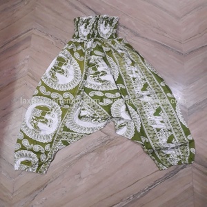 New Rayon Solid Colour Elephant Prints <b>Ladies</b> Harem <b>Pants</b> Designer Pajamas Wholesale Supplier From India - Product Image 2