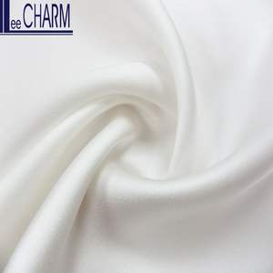 LCL005 100% Polyester <b>Satin</b> Fabric Heavyweight High Quality Draped Sateen Wedding Dresses Home Textile Garment Plain Dyed - Product Image 4