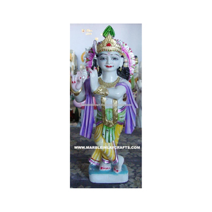 Marble Krishna Moorti - Product Image 1