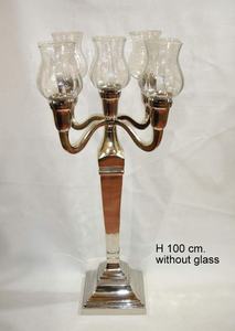 Laiton Poli Brillant Royal Classique Candélabres Indien Main Offre Spéciale Classique Look À La Maison Plancher Intérieur Candélabres Pour La décoration - Product Image 2