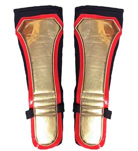Shemax 2023 personnalisé en gros Kick Pads haute qualité vente chaude brevet d'or avec contour de brevet rouge pour les produits de boxe - Product Image 1