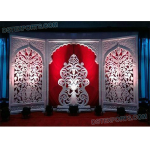 Decoración de la boda de Panel de fibra indio decoraciones de la boda decoración de la boda de paneles de fibra de conjunto - Product Image 1