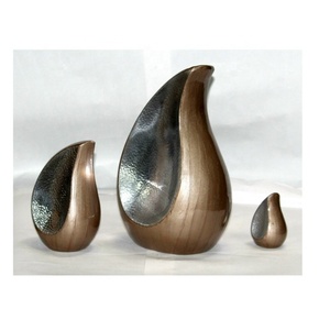 โกศบรรจุอัฐิทรงหยดน้ำ สไตล์อเมริกัน ทำจากอะลูมิเนียม สีน้ำตาลอ่อน สำหรับผู้ใหญ่และสัตว์เลี้ยง - Product Image 6